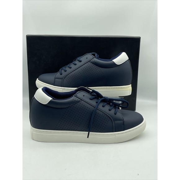 CALTO Men's Invisible Height Increasing Elevator Shoes Lightweight Lace up H0832 - Picture 2 of 10